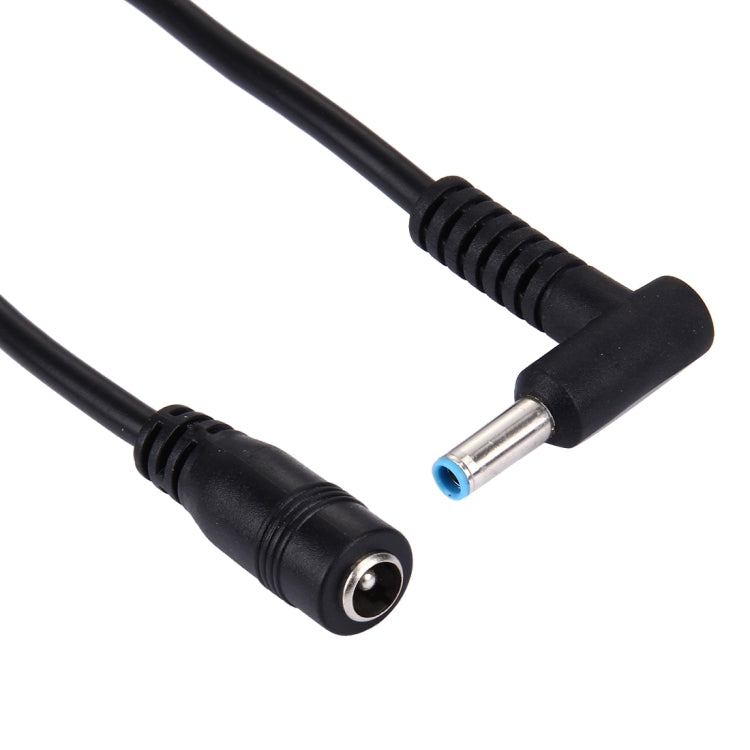 Cable adaptador de corriente con interfaces macho doblado de 4,5 x 3,0 mm a hembra de 5,5 x 2,1 mm para computadora portátil, longitud: 10 cm, 4.5 x 3.0mm Bent Male
