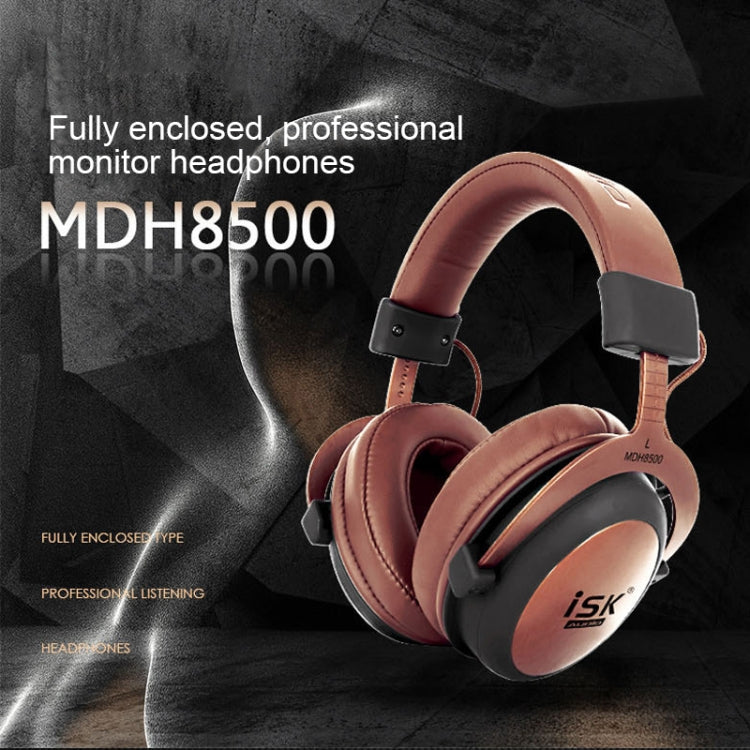 ISK MDH8500 Monitor estéreo dinámico completamente cerrado Auriculares con cable Auriculares de estudio con cancelación de ruido