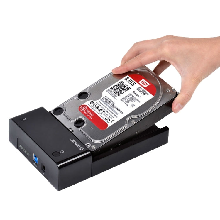 ORICO 6518US3 USB 3,0 tipo B 2,5/3,5 pulgadas herramienta libre HDD estación de acoplamiento caja de almacenamiento externo caja de disco duro