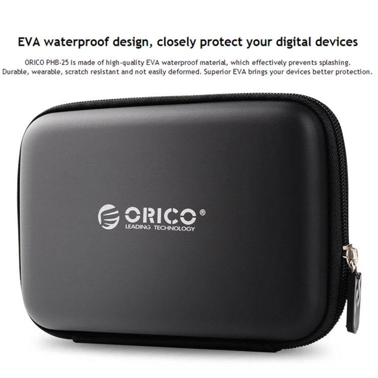 ORICO PHB-25 Caja de cubierta protectora de disco duro Funda de disco duro SATA de 2,5 pulgadas