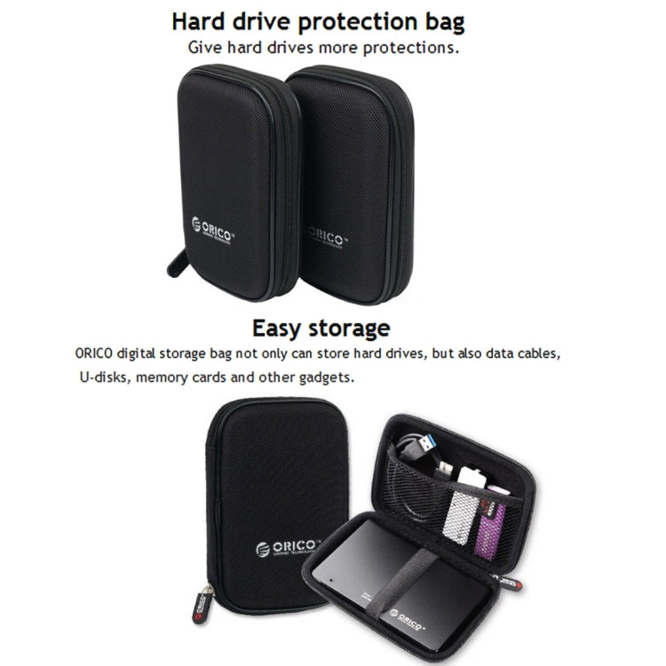 ORICO PHD-25 Caja de cubierta protectora de disco duro SATA HDD de 2,5 pulgadas