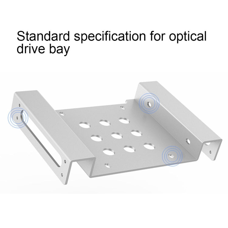 ORICO AC52535-1S Caddy de disco duro de aluminio en rack de estado sólido SSD de 2,5 y 3,5 pulgadas