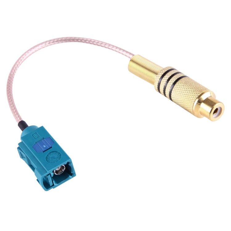 Cable RCA hembra de 15 cm a FAKRA Z tipo hembra RG316 con resorte, FAKRA Z