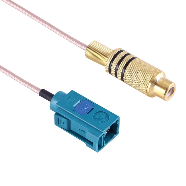 Cable RCA hembra de 15 cm a FAKRA Z tipo hembra RG316 con resorte, FAKRA Z