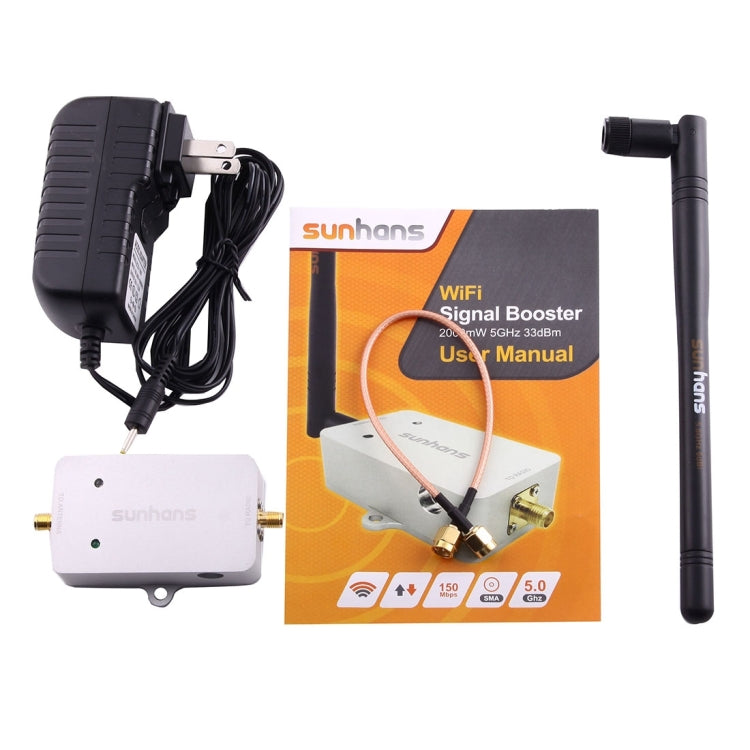Sunhans SH58Gi2000 2000mW (33dBm) 5,8GHz WiFi amplificador de señal repetidor amplificador WiFi