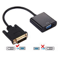Convertidor adaptador DVI-D 24+1 Pin Man a VGA 15 Pin HDTV, DVI-D 24+1 Pin