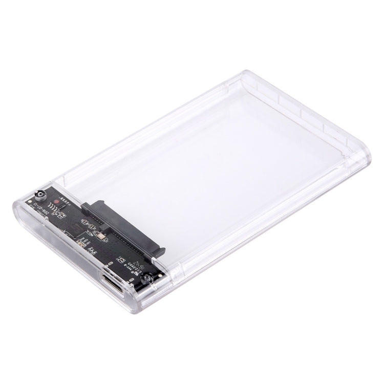 ORICO 2139U3-CR USB3.0 Caja de almacenamiento de disco duro externo transparente para HDD / SSD SATA de 9,5 mm y 2,5 pulgadas, USB 3.0 (2.5 inch)
