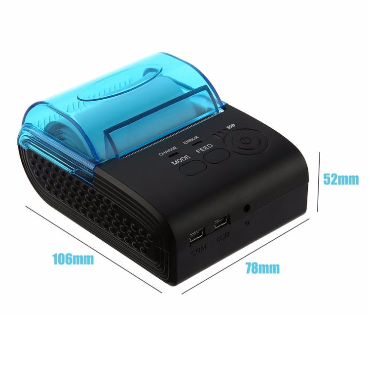 POS-5805 Impresora térmica de recibos POS Bluetooth 4.0 de 58 mm, Bluetooth POS Printer