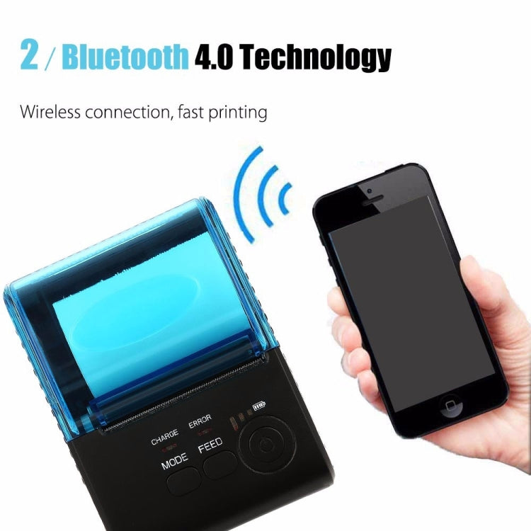 POS-5805 Impresora térmica de recibos POS Bluetooth 4.0 de 58 mm, Bluetooth POS Printer