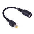 Cable adaptador de corriente macho cuadrado de 7,9x5,5 mm hembra a Lenovo para computadora portátil Lenovo, longitud: aproximadamente 10 cm, X1 Carbon 2018/2017 & Yoga 2018/2017 & T480/T580