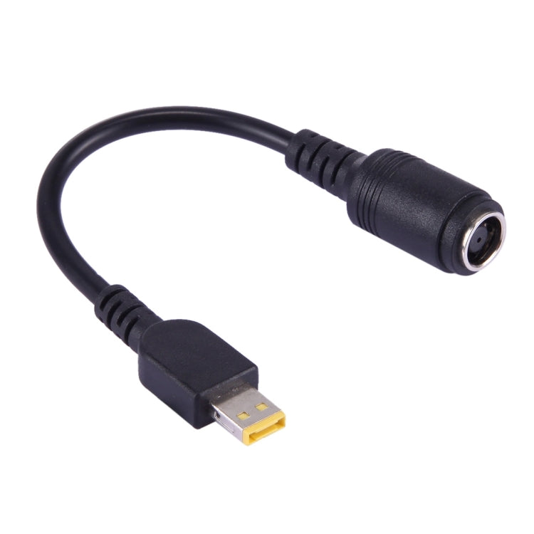 Cable adaptador de corriente macho cuadrado de 7,9x5,5 mm hembra a Lenovo para computadora portátil Lenovo, longitud: aproximadamente 10 cm, X1 Carbon 2018/2017 & Yoga 2018/2017 & T480/T580