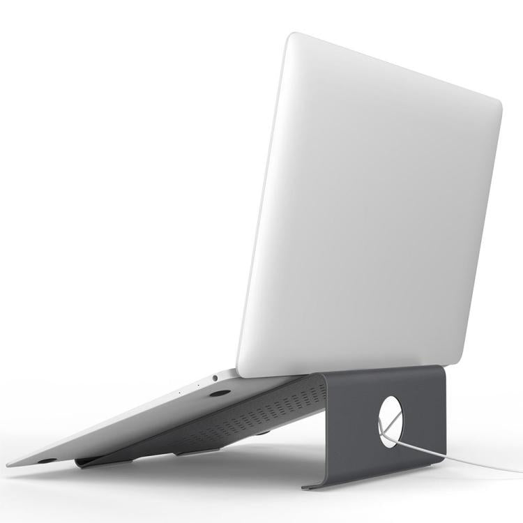 Soporte de enfriamiento de aluminio para computadora portátil, adecuado para Mac Air, Mac Pro, iPad y otras computadoras portátiles de 11 a 17 pulgadas, Aluminum Stand Grey, Aluminum Stand Gold, Aluminum Stand Silver