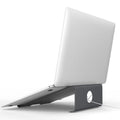 Soporte de enfriamiento de aluminio para computadora portátil, adecuado para Mac Air, Mac Pro, iPad y otras computadoras portátiles de 11 a 17 pulgadas, Aluminum Stand Grey, Aluminum Stand Gold, Aluminum Stand Silver