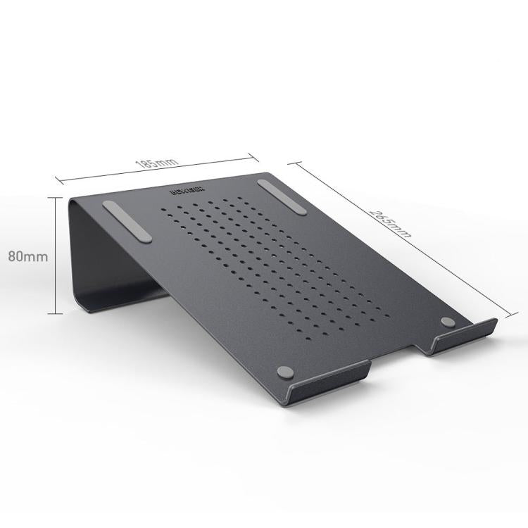 Soporte de enfriamiento de aluminio para computadora portátil, adecuado para Mac Air, Mac Pro, iPad y otras computadoras portátiles de 11 a 17 pulgadas, Aluminum Stand Grey, Aluminum Stand Gold, Aluminum Stand Silver