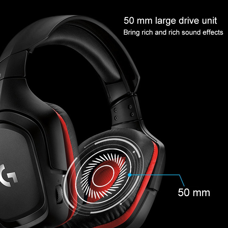 Logitech G331 Dolby 7.1 sonido envolvente estéreo plegable reducción de ruido auriculares para juegos de competición, G331