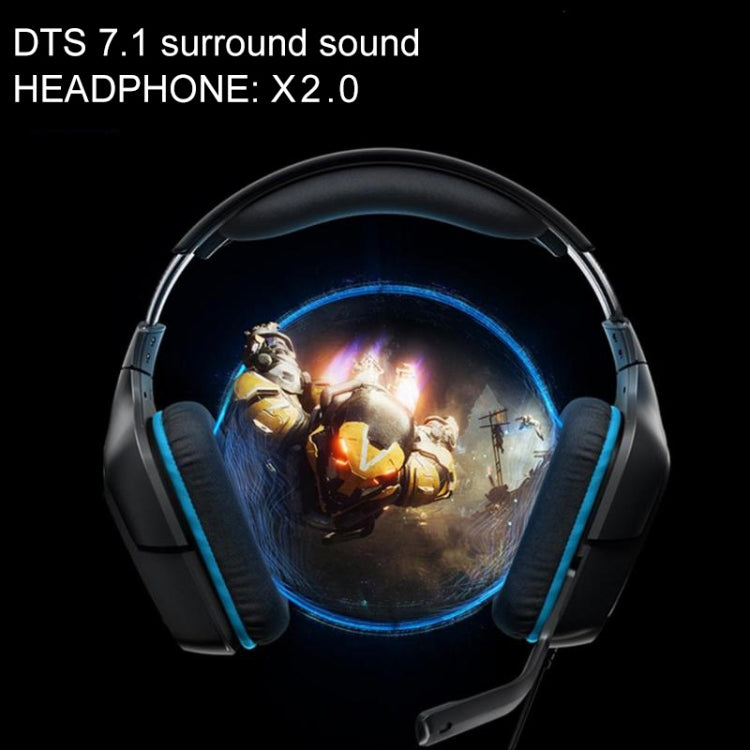 Logitech G431 Dolby 7.1 sonido envolvente estéreo plegable reducción de ruido auriculares para juegos de competición, G431