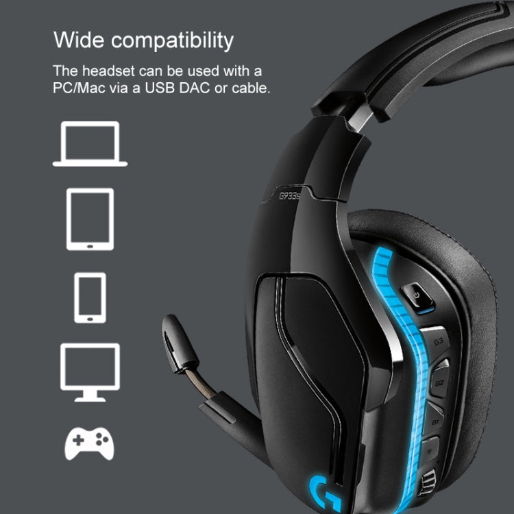 Logitech-auriculares inalámbricos G933S con cable, modo Dual, estéreo Dolby 7,1, reducción de ruido, para competición y videojuegos, G933S