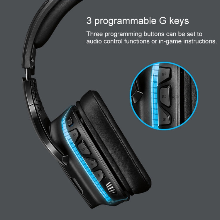 Logitech-auriculares inalámbricos G933S con cable, modo Dual, estéreo Dolby 7,1, reducción de ruido, para competición y videojuegos, G933S