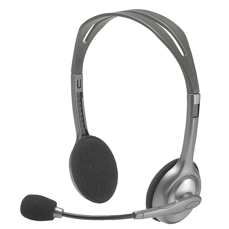 Auriculares estéreo con enchufes de audio duales de 3,5 mm Logitech H110, H110