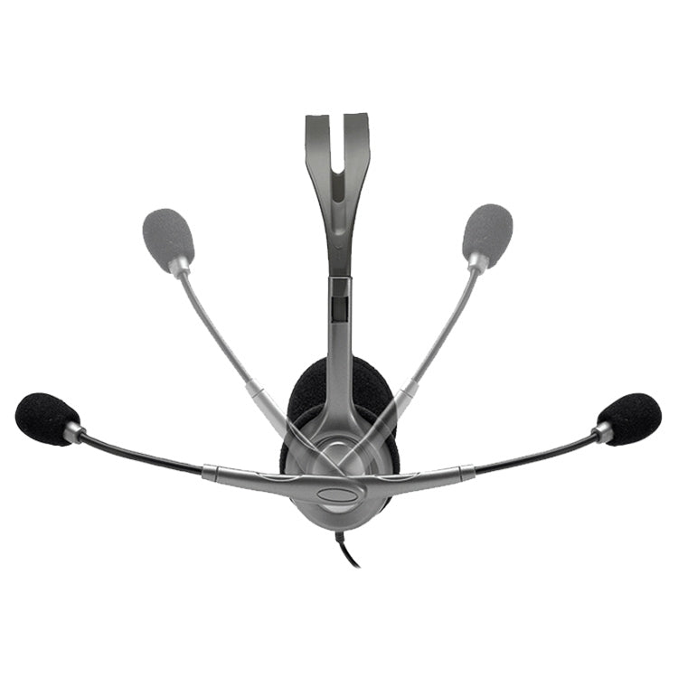 Auriculares estéreo con enchufes de audio duales de 3,5 mm Logitech H110, H110