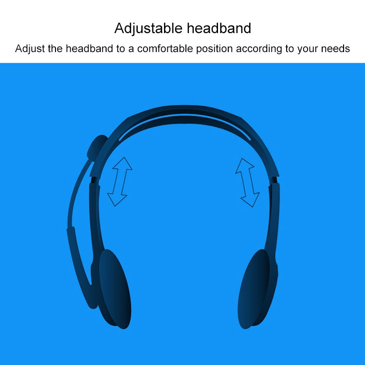 Auriculares estéreo con enchufes de audio duales de 3,5 mm Logitech H110, H110