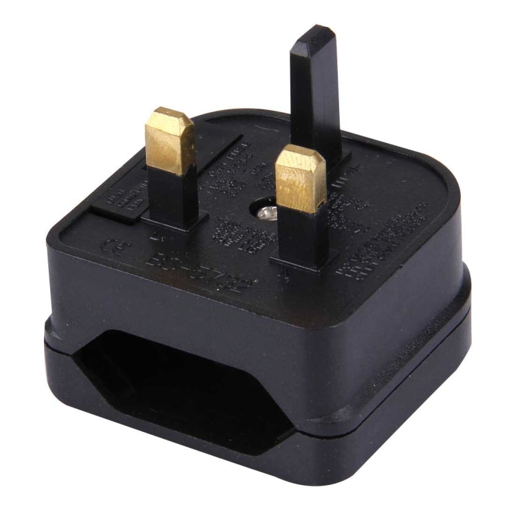 BS-5732 Enchufe portátil de la UE al adaptador de enchufe del Reino Unido Convertidor de viaje con fusible, BS-5732