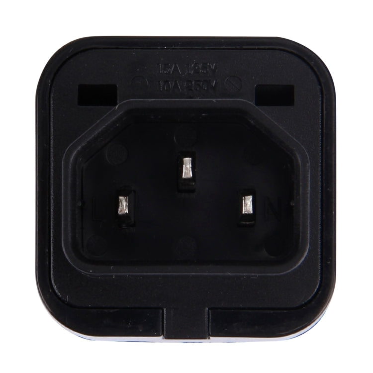 WD-320 Enchufe Universal Portátil A Adaptador De Enchufe C13-C14 Convertidor De Viaje De Energía, C13-C14 Socket