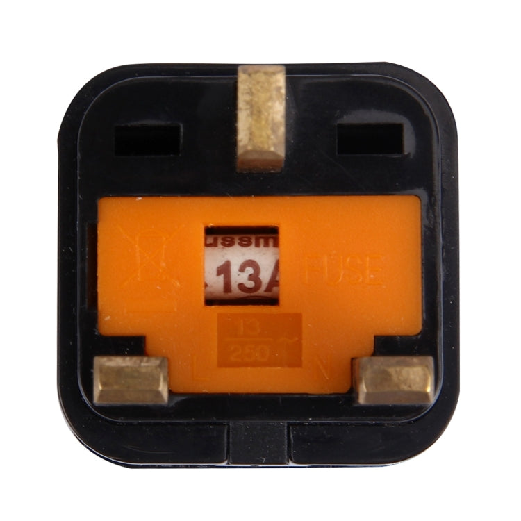 WD-7S Enchufe universal portátil al adaptador de enchufe del Reino Unido Convertidor de viaje con fusible, UK Plug with Fuse