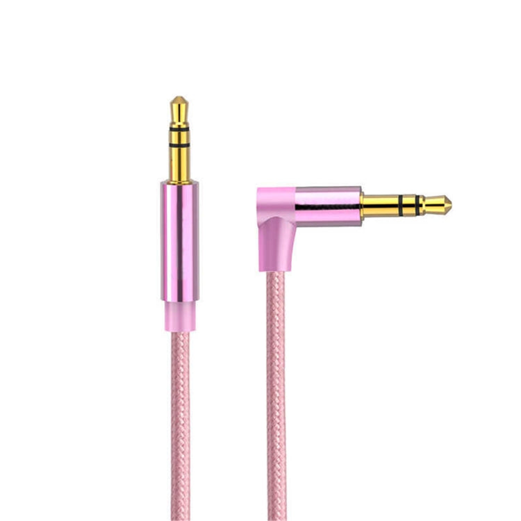 Cable de audio de codo AV01 macho a macho de 3,5 mm, longitud: 2 m, 2m