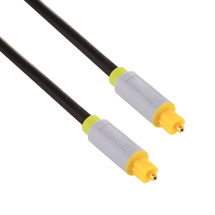 Cable de audio óptico digital macho a macho Toslink de 1 m OD5.0 mm, Length: 1m