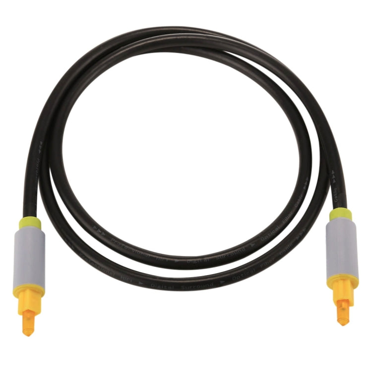 Cable de audio óptico digital macho a macho Toslink de 1 m OD5.0 mm, Length: 1m