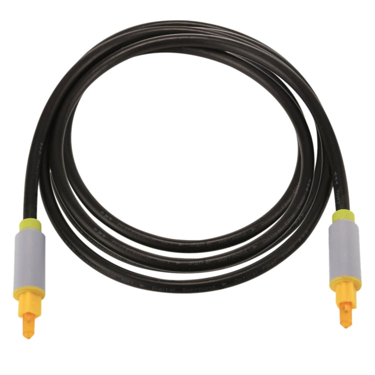Cable de audio óptico digital macho a macho Toslink de 1,5 m OD5.0 mm, Length: 1.5m