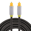 Cable de audio óptico digital macho a macho Toslink de 2 m OD5.0 mm, Length: 2m