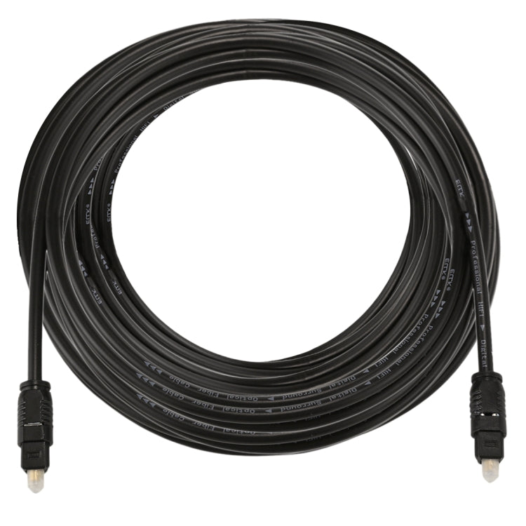 EMK Cable de audio óptico digital macho a macho Toslink 8m OD4.0mm, Length: 8m