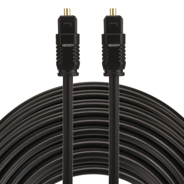 EMK 20m OD4.0mm Toslink macho a macho Cable de audio óptico digital, Length: 20m