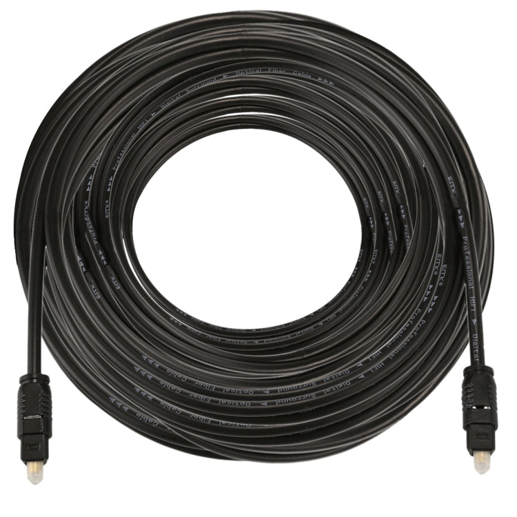 EMK 20m OD4.0mm Toslink macho a macho Cable de audio óptico digital, Length: 20m