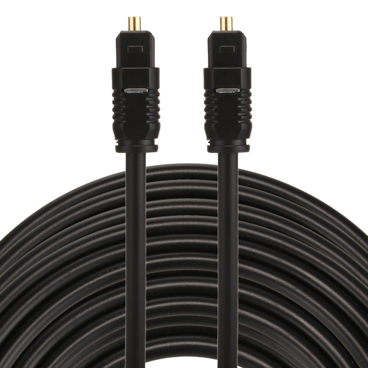 EMK 25m OD4.0mm Toslink Macho a Macho Cable de Audio Óptico Digital, Length: 25m