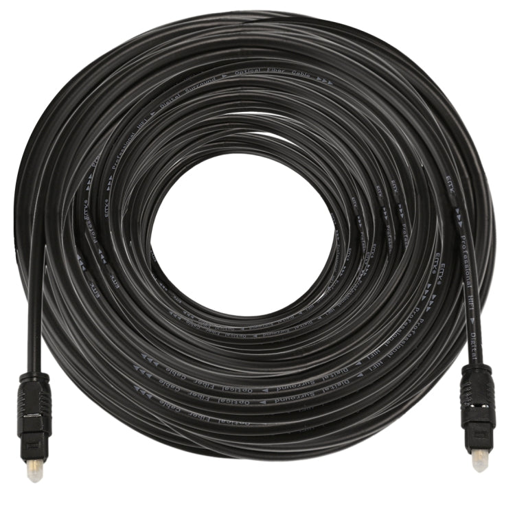 EMK 30m OD4.0mm Toslink macho a macho Cable de audio óptico digital, Length: 30m