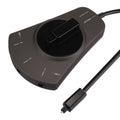 Conmutador de audio óptico digital EMK de 3 entradas y 1 salida con selector Toslink para reproductor de MD / DVD / VCR / CD, Black, 3 input 1 output