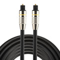 3m OD6.0mm Cabeza de metal niquelada Toslink macho a macho Cable de audio óptico digital, Length: 3m
