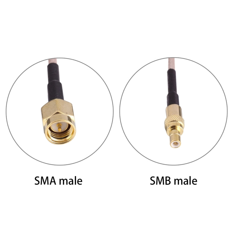 Cable adaptador SMA macho a SMB macho de 60 cm RG316, 60cm SMB Male