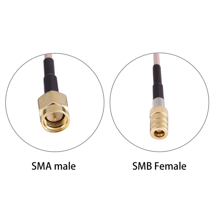 Cable adaptador SMA macho a SMB hembra de 90 cm RG316, 90cm SMB Female