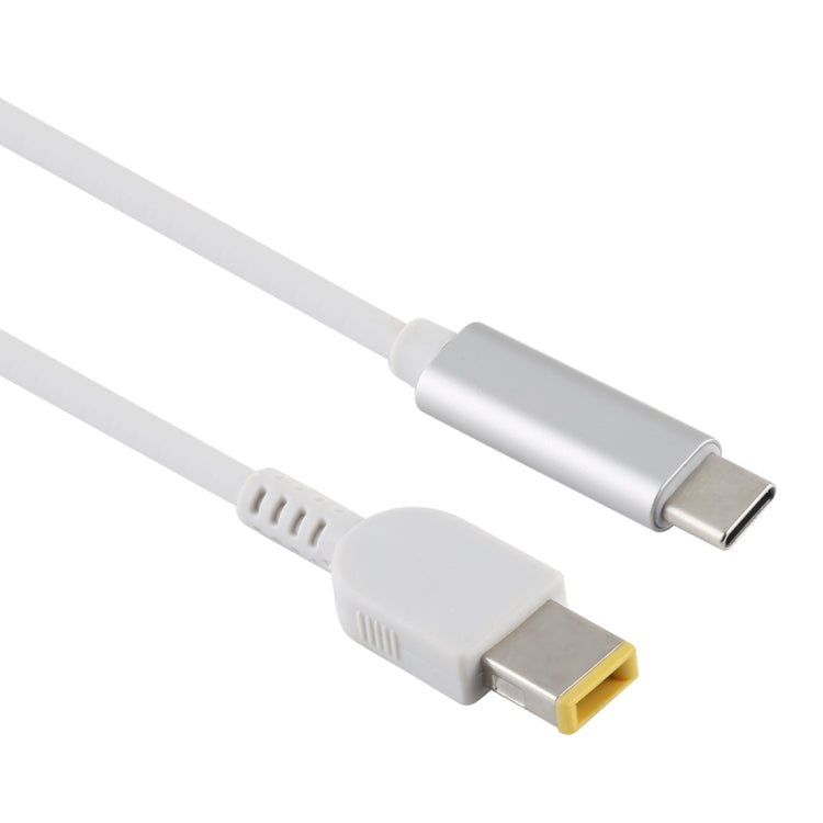 Cable de carga de alimentación para computadora portátil USB-C / Type-C a Big Square macho para Lenovo, longitud del cable: aproximadamente 1,5 m