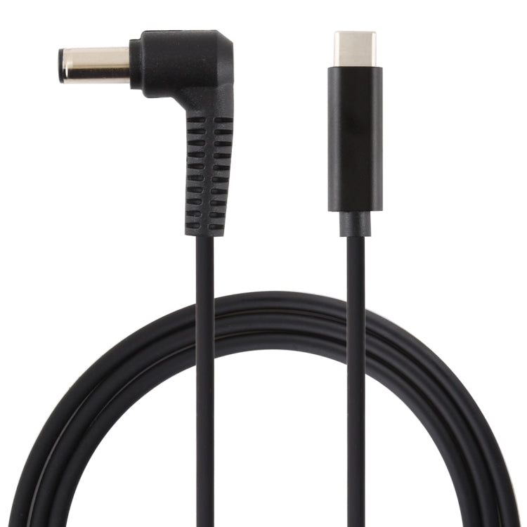 Cable de carga de alimentación para computadora portátil USB-C / Type-C a 6,0 x 0,6 mm para Asus, longitud del cable: aproximadamente 1,5 m
