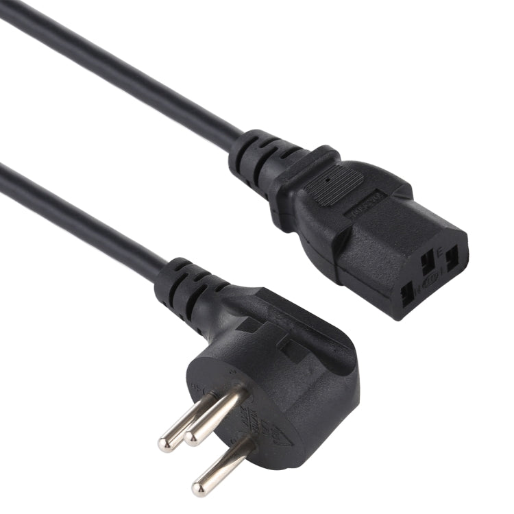 Enchufe Israel al cable de alimentación para PC de escritorio con tres orificios, longitud del cable: 1,8 m, 1.8m