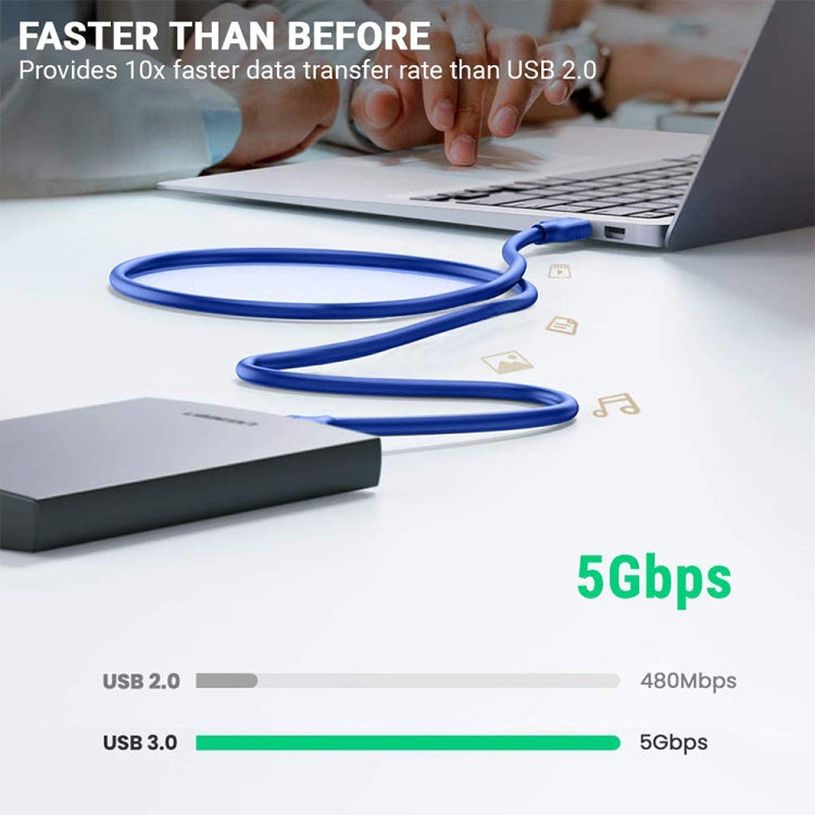 Cable USB 3.0 Micro-B macho a USB 3.0 macho, longitud: 60 cm, Length: 60cm