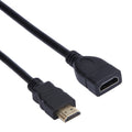 Cable adaptador HDMI de 19 pines macho de alta velocidad de 1,5 m a HDMI de 19 pines hembra, Length: 1.5m