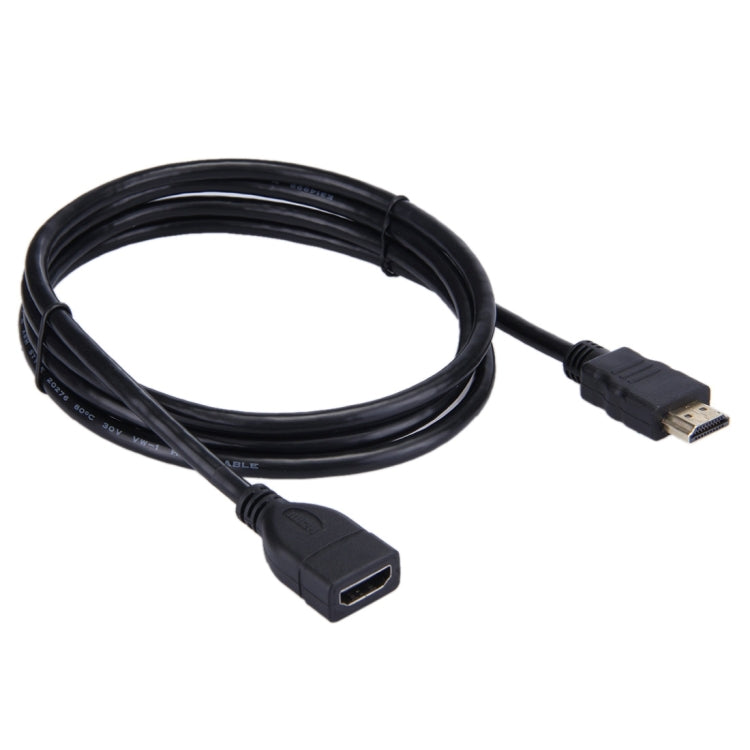 Cable adaptador HDMI de 19 pines macho de alta velocidad de 1,5 m a HDMI de 19 pines hembra, Length: 1.5m