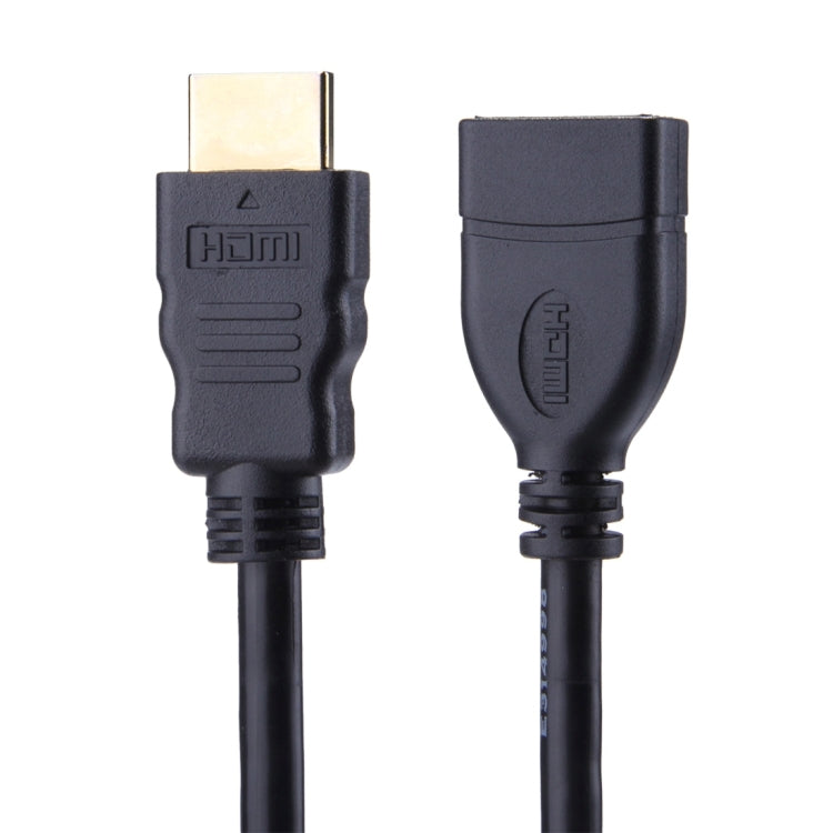 Cable adaptador HDMI de 19 pines macho de alta velocidad de 30 cm a HDMI de 19 pines hembra, Length: 30cm