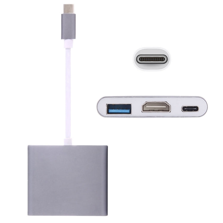 Adaptador USB-C/Tipo-C 3.1 macho a USB-C/Tipo-C 3.1 hembra y HDMI hembra y USB 3.0 hembra, Type-C+USB+HDMI (J), Type-C+USB+HDMI (G), Type-C+USB+HDMI (B), Type-C+USB+HDMI (S)